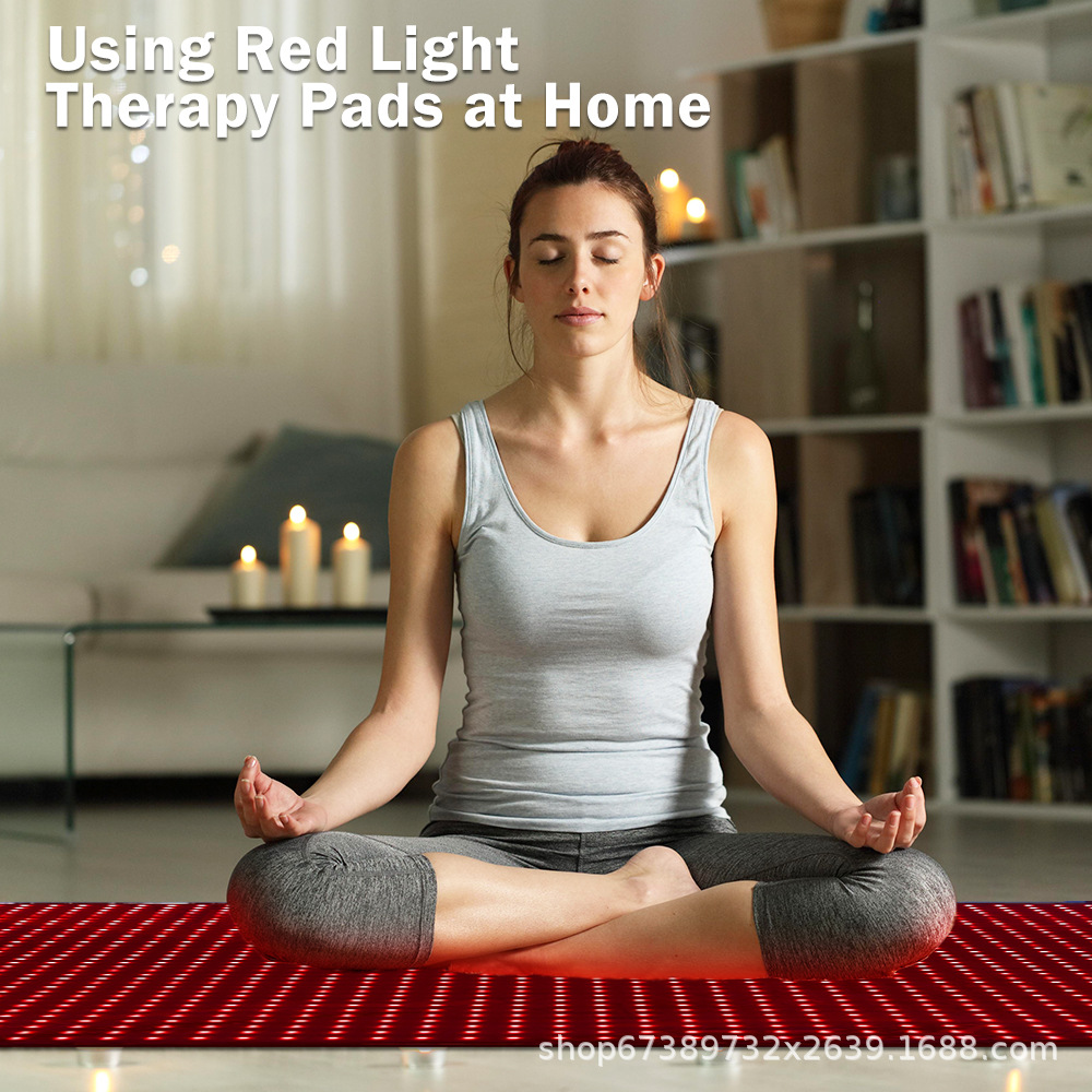 New Yoga Mat 1.8m Physiotherapy Red Light Plus Infrared Easy to Carry Yoga First