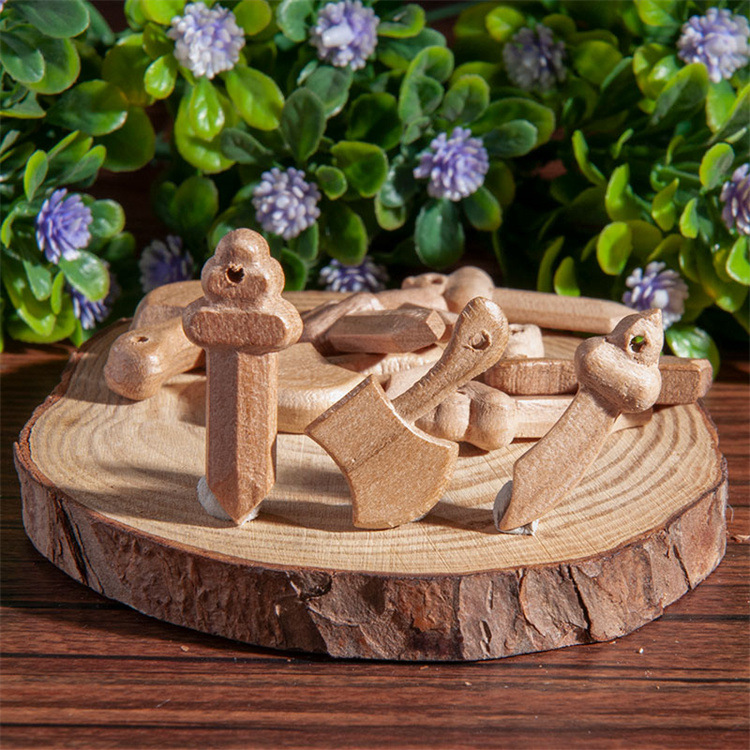 Linglong Pavilion DIY Peach Wood Knife Peach Wood Sword Peach Wood Axe Peach Wood Carving Peach Wood Sword 3cm Peach Wood Knife Sword Axe Root Carving