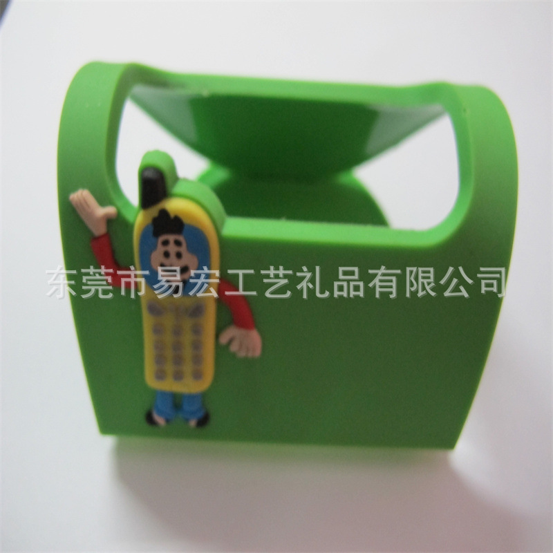 Manufacturer Supplies Cartoon Glue Pvc Soft Silicone Mobile Phone Holder Plastic Mobile Phone Holder Creative Mobile Phone Holder
