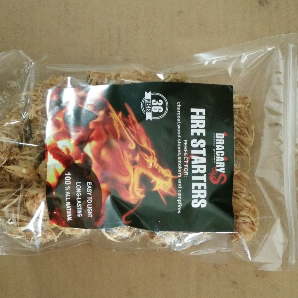 Уличный гриль для барбекю угольный с зажигалкой, 36 шт./упак., восковые деревянные рулоны