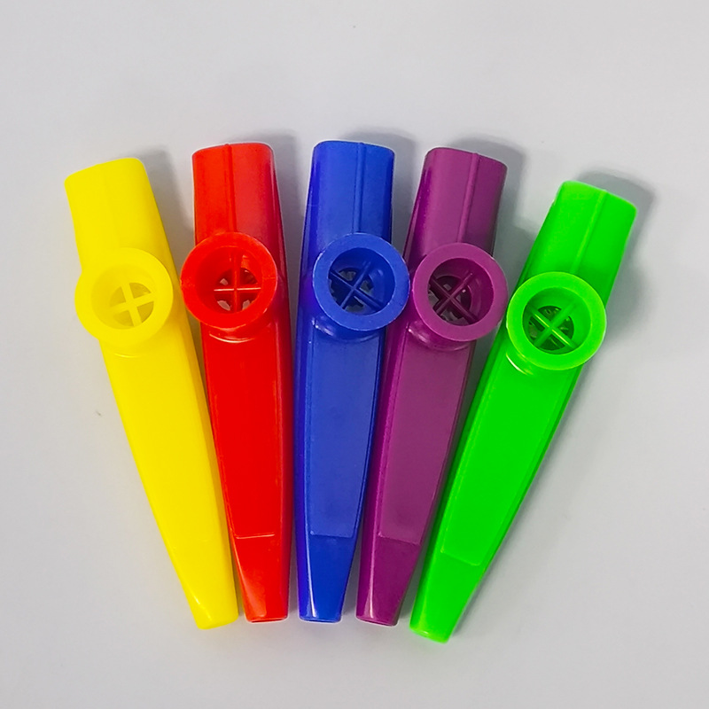 Plastic Flute Card Wholesale Orff Teaching Aids Kidsren's Percussion Instruments Kindergarten Teaching Aids Plastic Kazoo