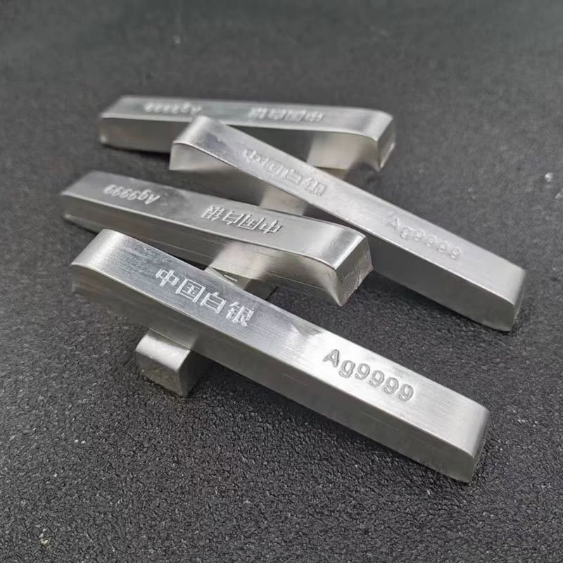 Silver Bars, Silver Ingots, Wholesale of 9999 Pure Silver, Silver Blocks, Silver Bricks, Broken Silver, Investment, Collection, Gift Giving and Recycling