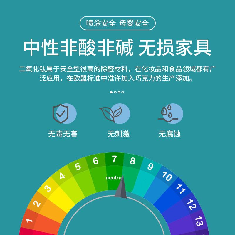 Quanyue Photocatalyst Formaldehyde Scavenger Spray New House Decoration Formaldehyde Deodorization Special Agent Original Solution Wholesale