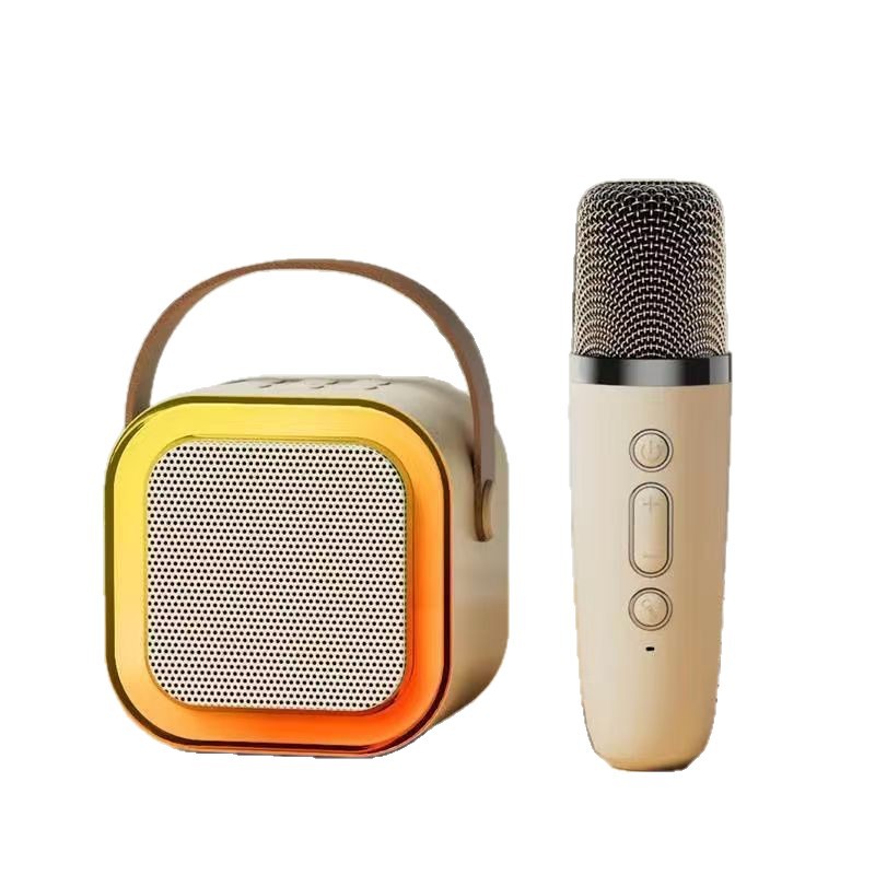 K12 Bluetooth Speaker Microphone Karaoke Speaker Wireless All-In-One Home Set Kidsren's Outdoor Bluetooth Speaker