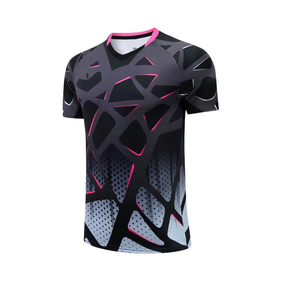 New Clothes, Table Tennis Team Uniforms, Short-Sleeved Table Tennis Tops, Men's and Women's Table Tennis Uniforms, Kidsren's Quick-Drying Breathable Fitness Clothes