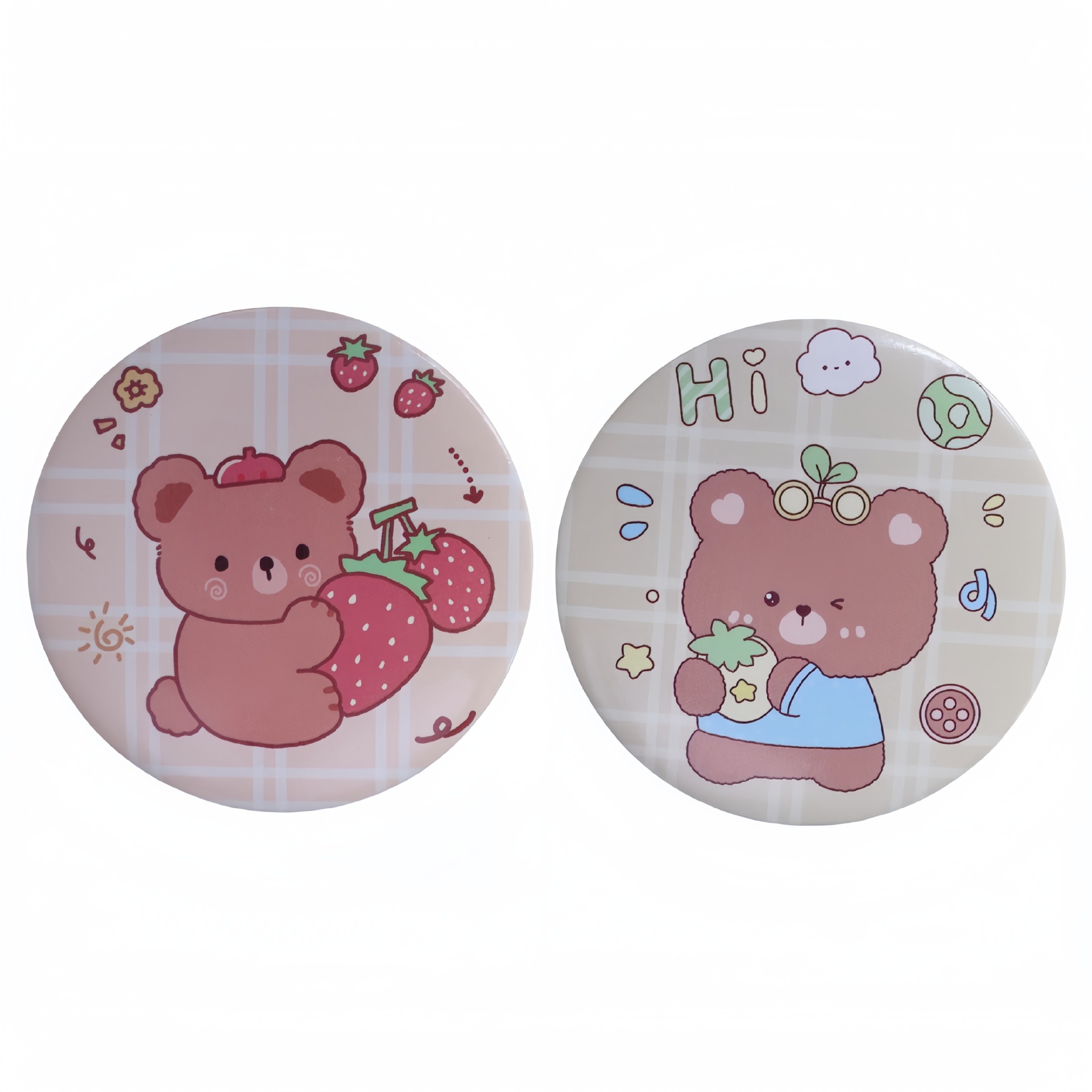 Custom Makeup Mirror Business Promotion Commemorative Gift Enterprise Annual Meeting Student Gift Portable Portable Pocket Single-sided Mirror