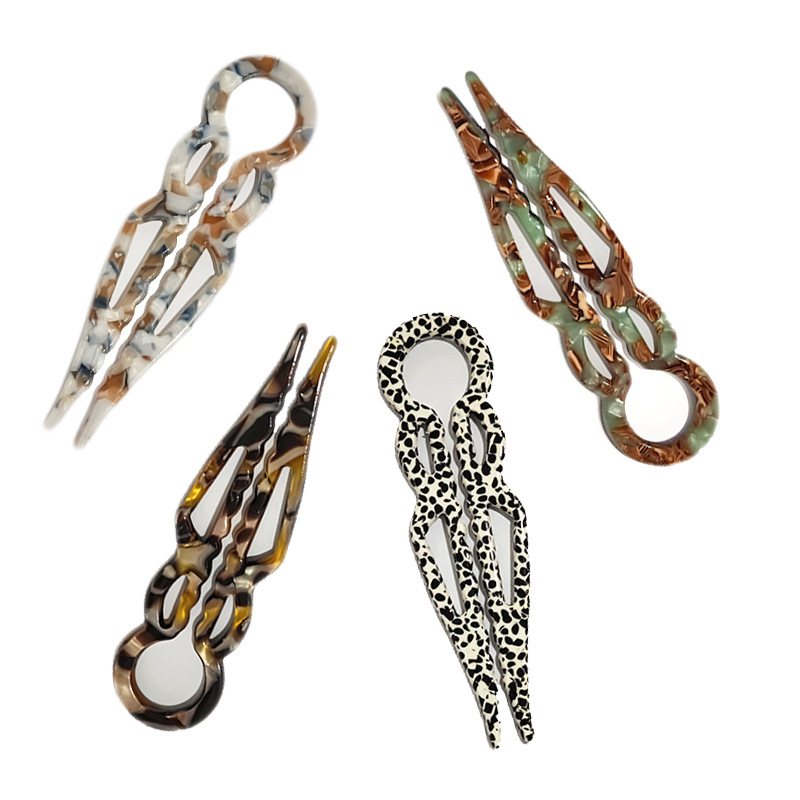 New Chinese Style Exquisite Hairpin with High-End Feel, Back-Of-The-Head Hairpin, Ancient Style Han Dynasty Hairpin, Cross-Border
