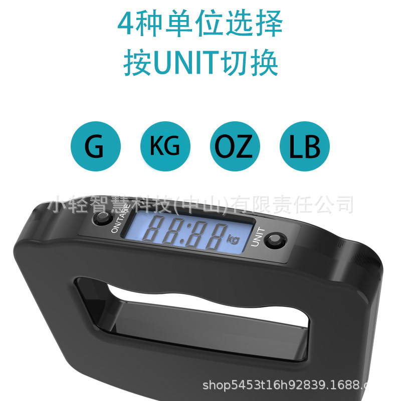 Portable Electronic Scale Luggage Scale 50kg Express Delivery Scale for Selling Vegetables Foreign Trade Hook Scale Handheld Portable