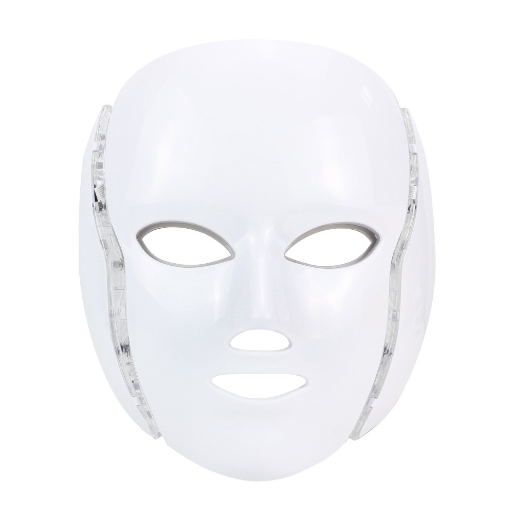 Foreign trade cross-border beauty salon instrument photon skin rejuvenation instrument color light belt neck mask machine LED beauty instrument mask