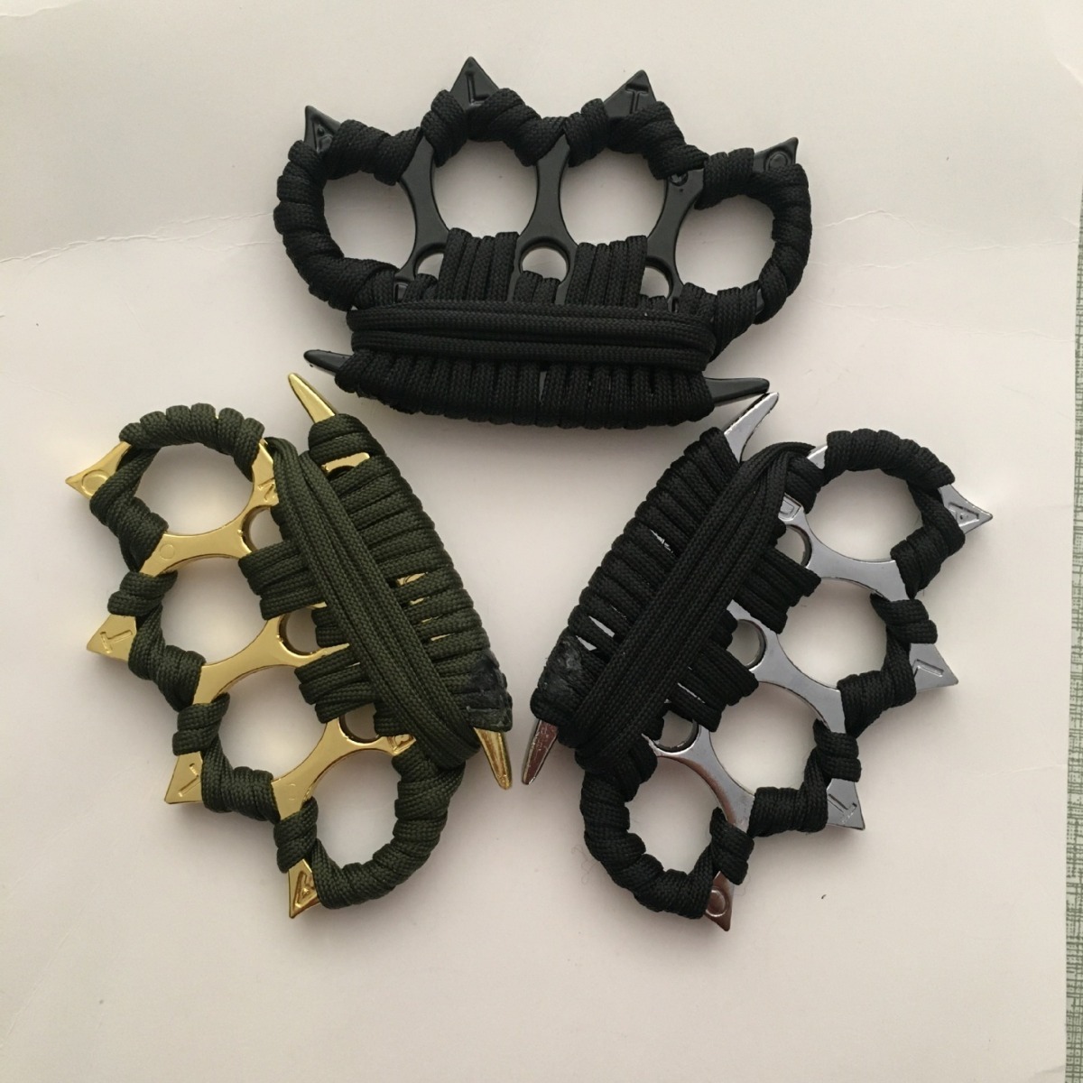 Защита рук с кольцами для кулаков, четырехпалые, самозащита, для разбитого окна, выживание в машине