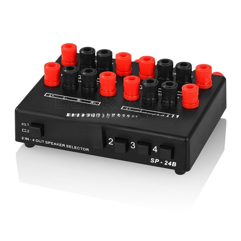 In and Out Speaker Audio Switcher Controller Selector Amplifier Home Leidezhu