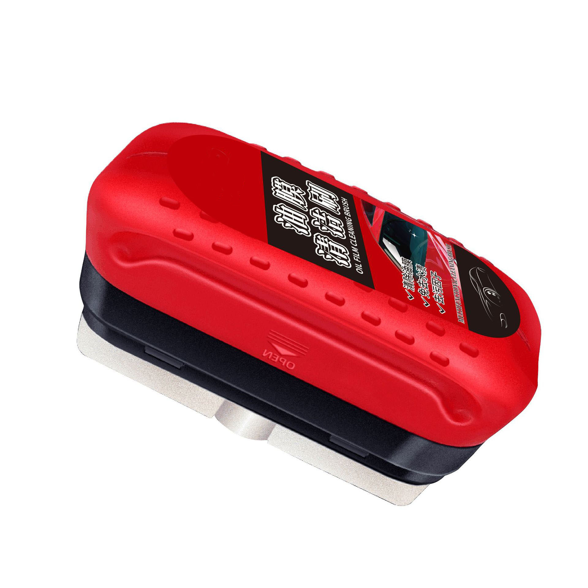 Glass Oil Film Cleaning Brush Multifunctional Universal Glass Oil Film Wiper Powerful Removal of Front Windshield Side Window Rearview Mirror Brush