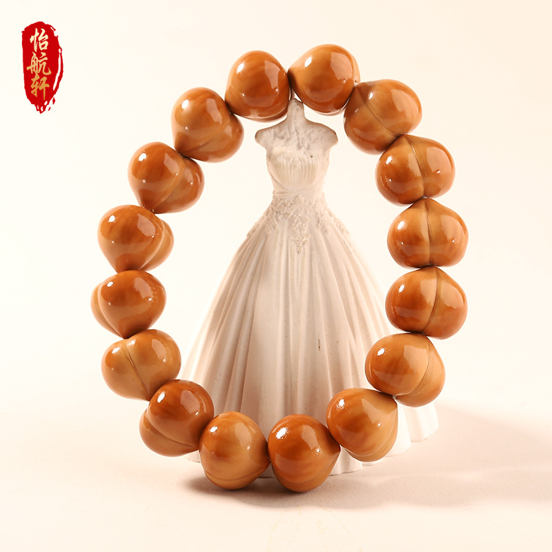 Monkey Head Peach Bracelet Jewelry Men's and Women's Gifts Wholesale Toy Pieces Manufacturer Wholesale Handmade Jewelry Direct Sales