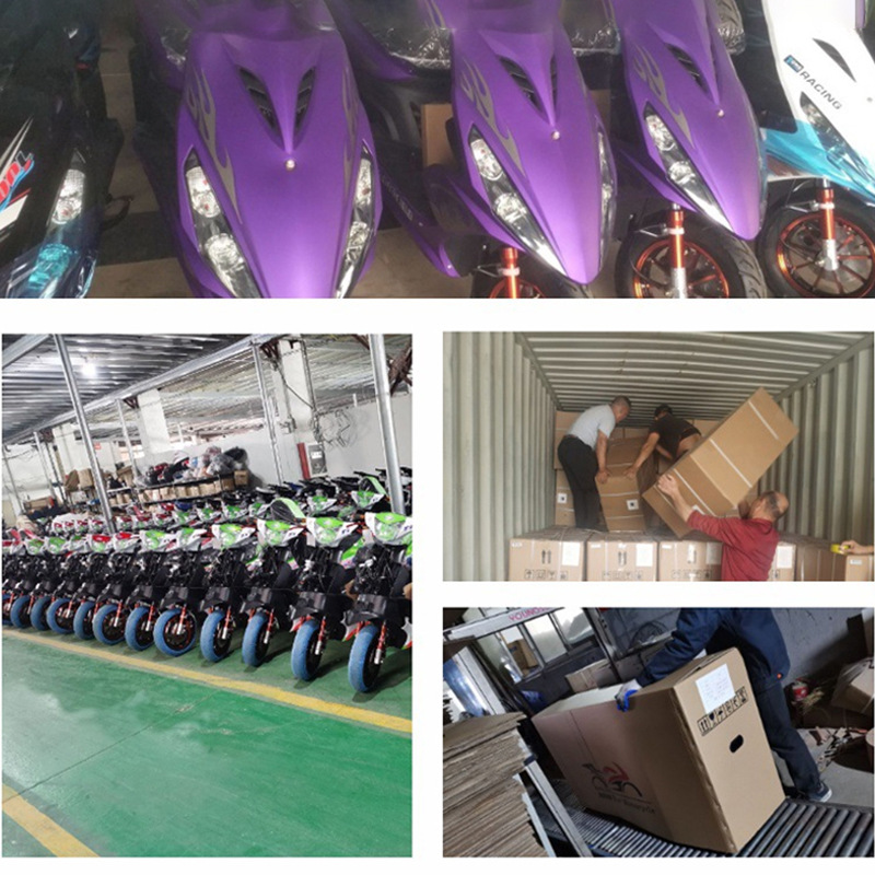 Sabertooth Blue Export Two-Wheeled Motorcycle Scooter Long-Distance King Double Motorcycle Delivery Bike