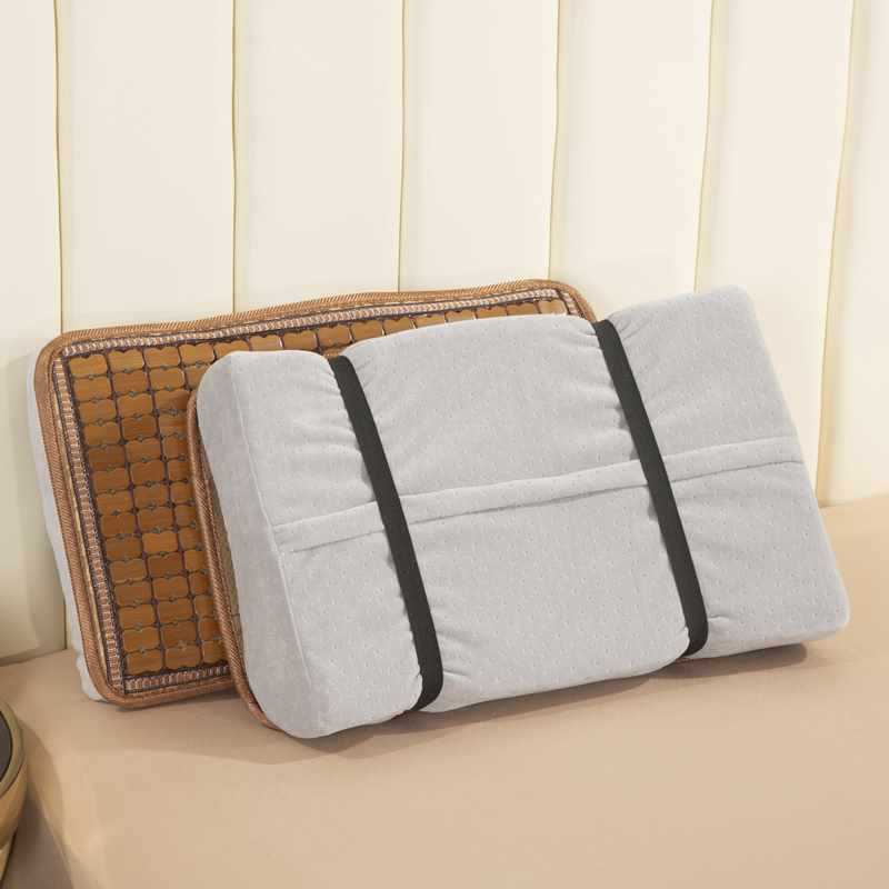 Mahjong Mat Pillowcase Summer Memory Pillow Latex Pillow Pillowcase Carbonized Bamboo Chip Memory Foam Pillow Cushion Pillow Cover