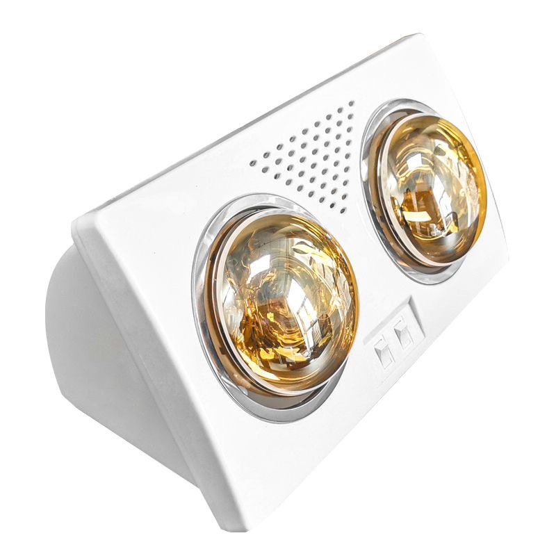 Yuba wall-mounted toilet heater non-perforated wall-mounted bulb heating waterproof bathroom wall-mounted lamp warm explosion-proof