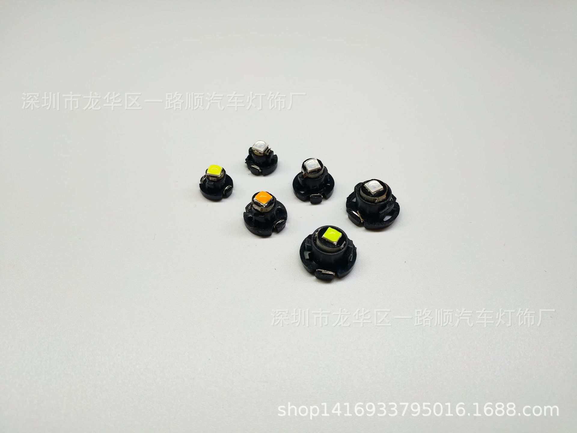 New car T3 T4.2 T4.7-3030-1SMD with lens LED instrument light air conditioning light clock bulb