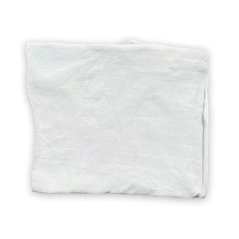 Ready-Made White Cloth Head, Non-Shedding Cloth, Large Block Processing, Sold by the Pound, Pure Cotton Industrial Machine Wiping Cloth Wholesale