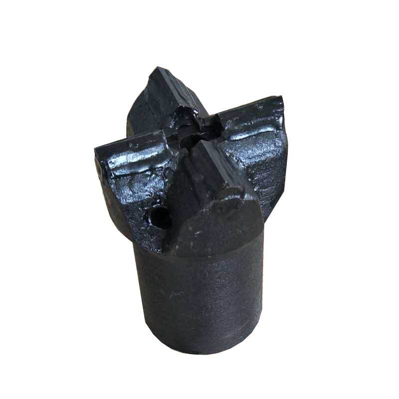 R38 Threaded Blast Furnace Drill Bit Ф45-Ф100 Cross Alloy Wear-Resistant, High Temperature Resistant and Impact Resistant