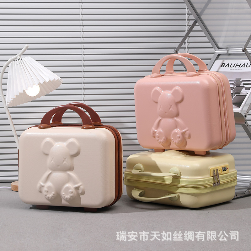 Косметичка на заказ для женщин, портативная большая емкость, милый дорожный косметический кейс, ультралегкий