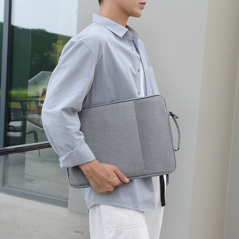 Portable notebook liner bag tablet computer bag protective cover flannel portable student 13/14/15 inch LOGO
