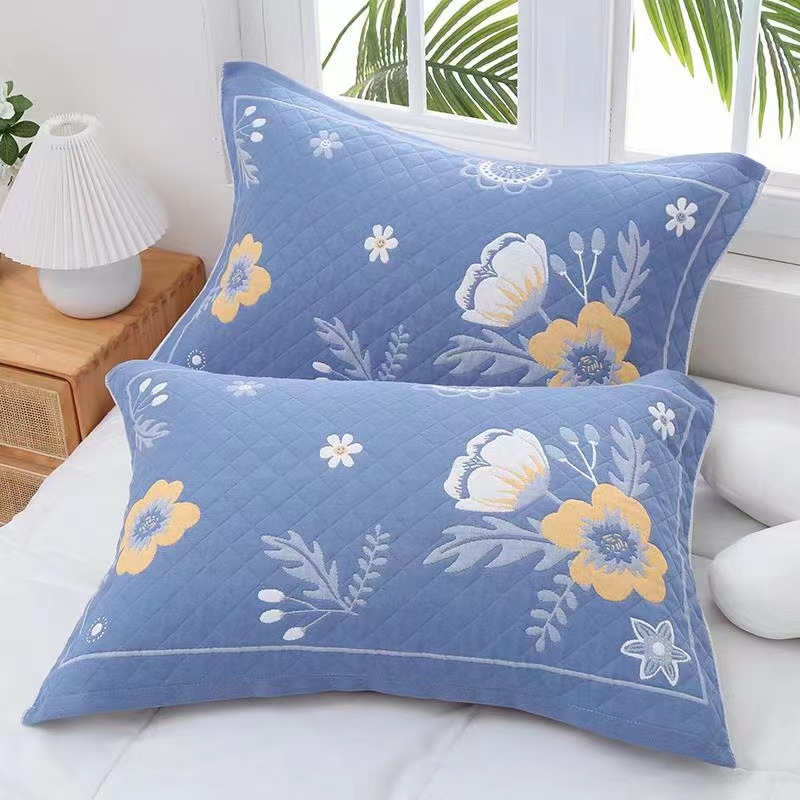 A Pair of Cotton Pillow Towel Extra-large Thickened Household Cotton Gauze One Pillow Headband Student Dirt-resistant Gifts for Couples