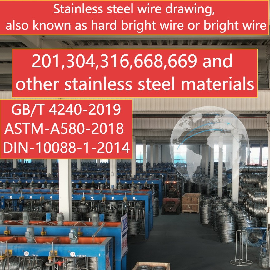 201 302 304 Stainless Steel Wire Wholesale Stainless Steel Wire Soft Wire Single Strand Hard Wire Bright Wire Steel Wire