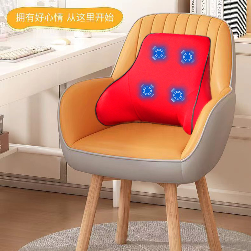 Car Headrest Electric Massage Lumbar Cushion Car Seat Back Cushion Lumbar Memory Foam Cushion Lumbar Lumbar Pillow Waist Protector