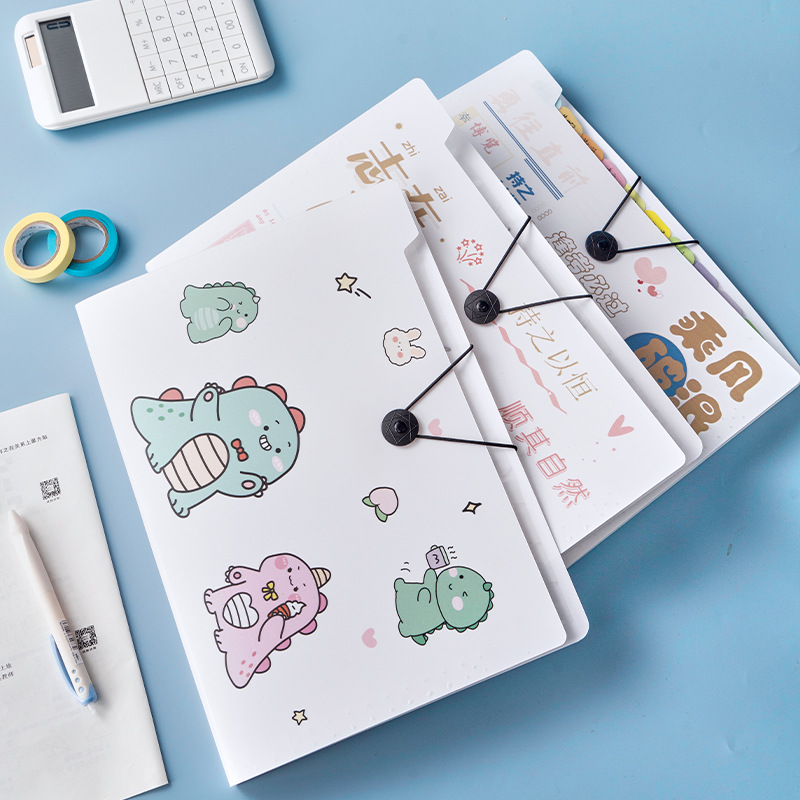 organ bag a4 student large capacity multi-layer examination paper holder storage bag data sorting organ folder simple