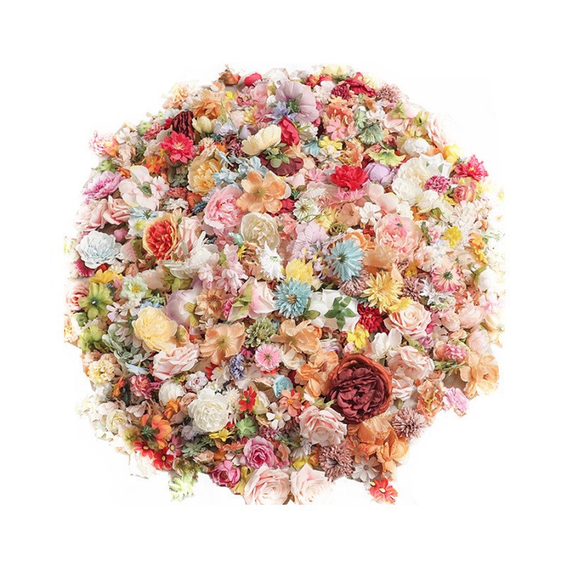 Pink wedding flower simulation rose diy fake flower wedding decoration home living room decoration flower ornaments wholesale