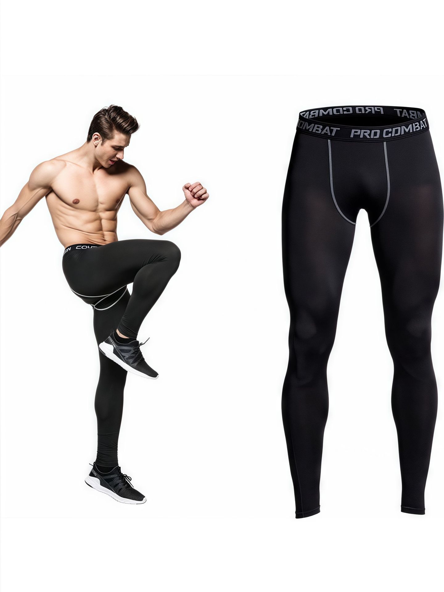 Cross-Border Quick-Drying Sports Running Shorts Men's Summer Fitness Running Basketball Volleyball Training Compression Leggings