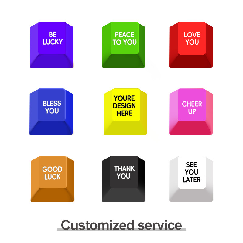 Custom Keycaps Keycaps Custom Mechanical Keyboard Custom Single Blank Metal Keycap Pbt Custom DIY