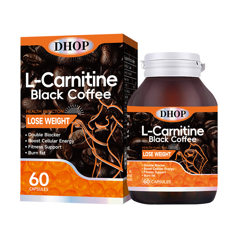 Black Coffee Capsules Lotus Leaf Cassia Seed European and American Beauty Capsules Amazon Us Warehouse Direct Delivery