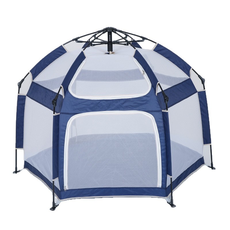 Children's Indoor Tent Foldableing Fence Game House 360-Degree Visual Portable Foldableing Installation-Free Camping Style Tent