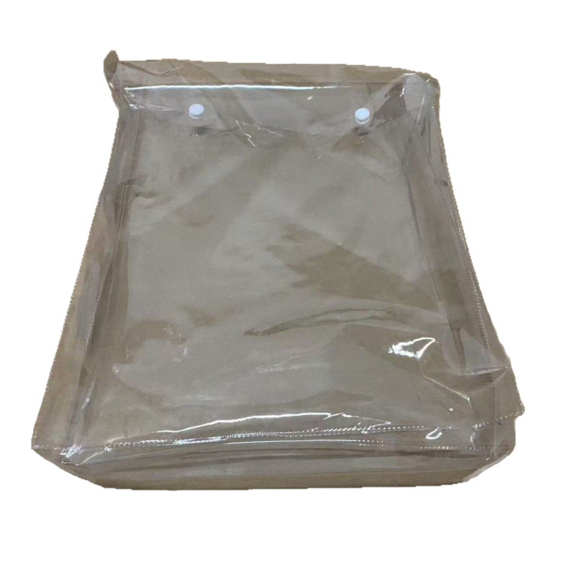 pvc transparent four-piece packing bag handbag bedding bag home textile special quilt cover sheet outer packing bag