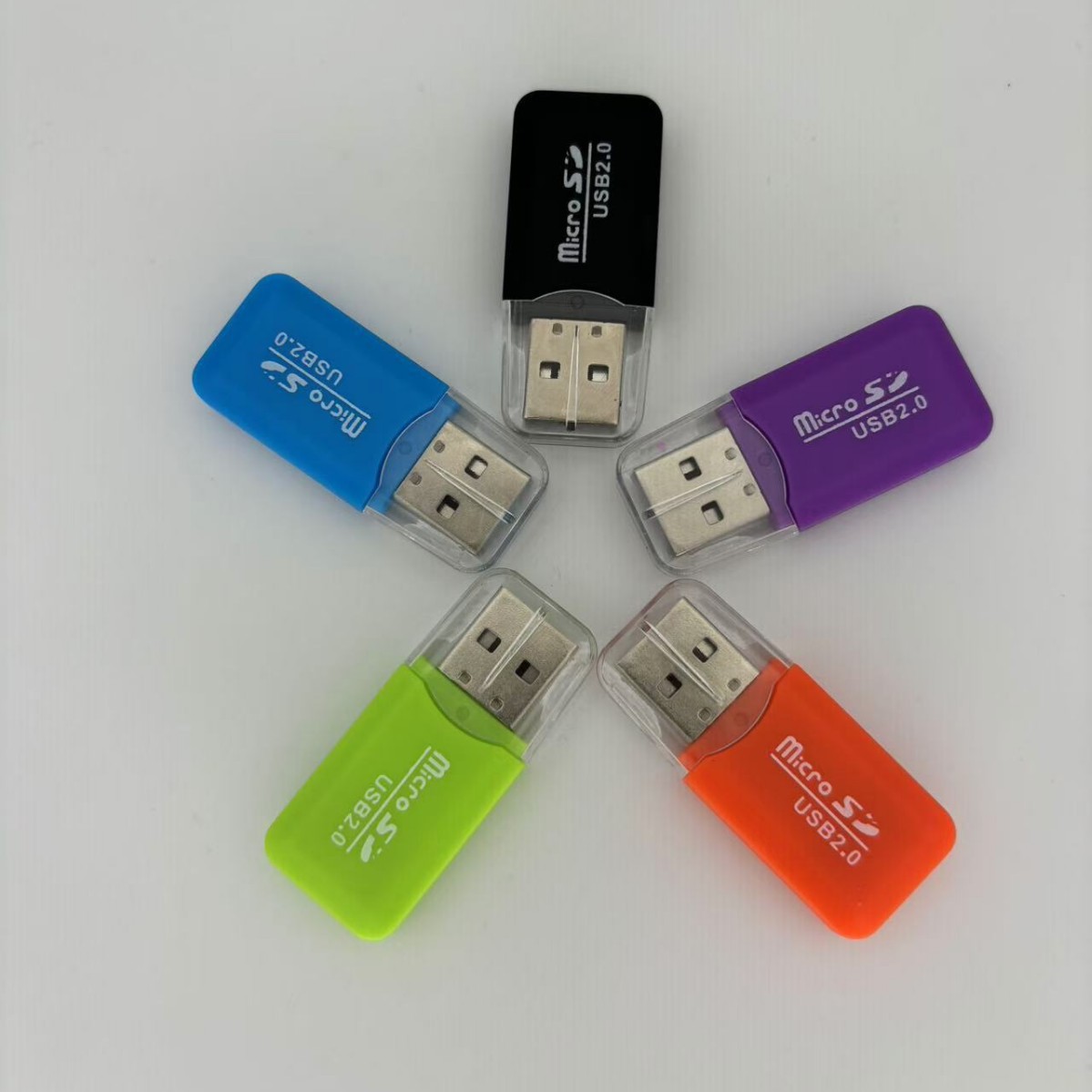 Охлаждающий кардридер для TF карт, USB 2.0, высокоскоростной адаптер для компьютера и мобильного телефона с Type-C