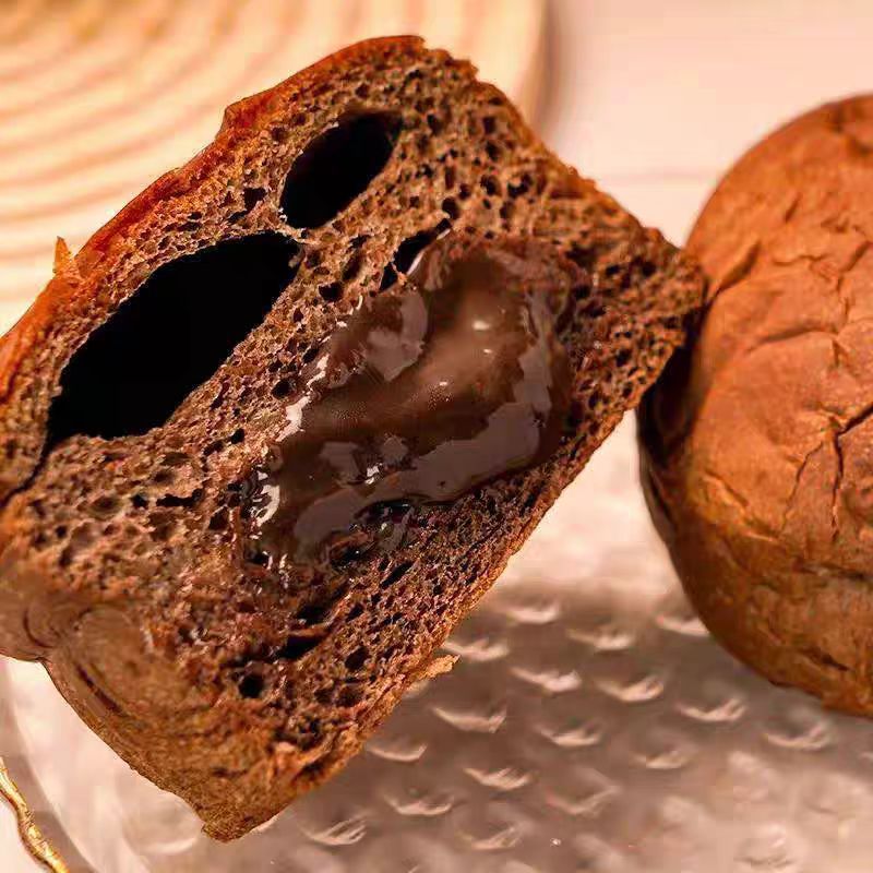 Morafei lava chocolate bread old yogurt cheese sandwich shredded bread for breakfast casual snack snack