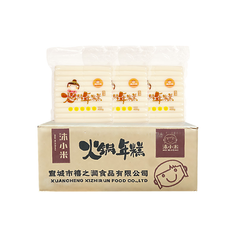 Finger Hot Pot Rice Cake Strip Restaurant Opening Business Hot Korean Sweet and Spicy Dishes Fried Small Slices Rice Cake Pieces