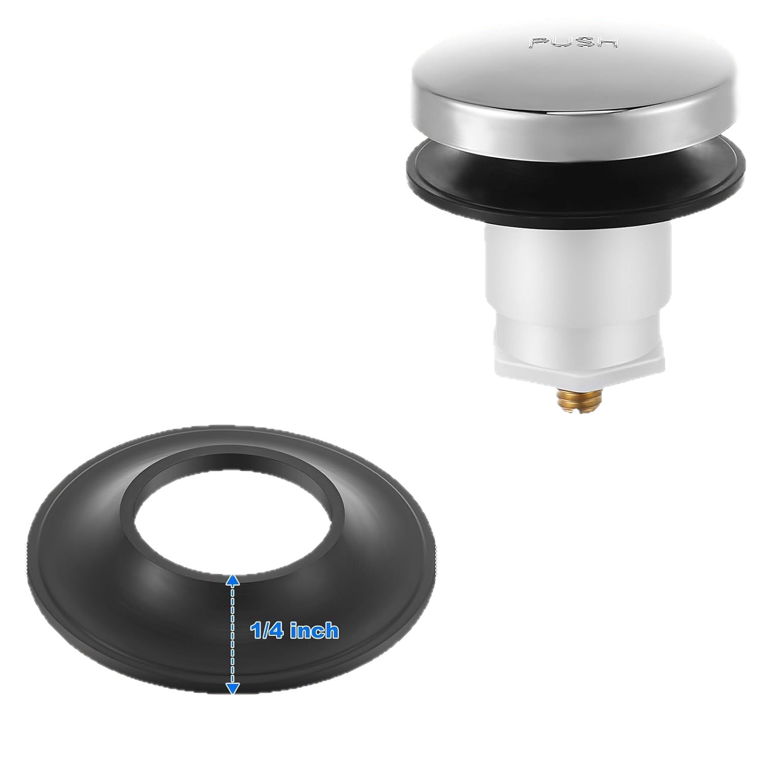 Bounce Bathtub Drain Stopper Water Rubber Ring Bathtub Clogging Gasket High Elasticity Rubber Seal Prevent Leakage