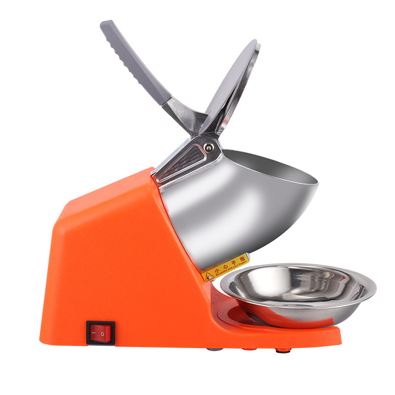 Household small snowflake ice crusher electric high-power automatic ice shaving machine multi-functional stall commercial ice breaker
