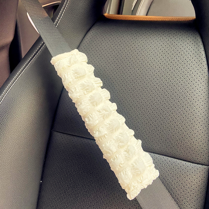 Bubble Plaid Comfortable Seat Belt Cover Shoulder Protector DIY Shoulder Protector Car Shoulder Protector Decompression Shoulder Protector