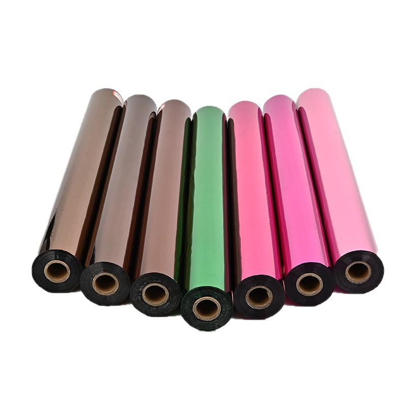 Color Series Electrochemical Aluminum Hot Stamping Paper Hot Stamping Film Plastic Hot Stamping Paper Friction-Resistant Packaging Printing Material Customization