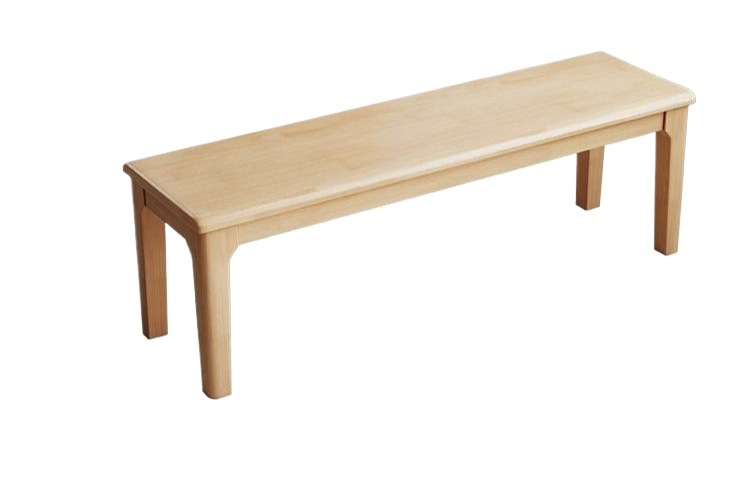 All Solid Wood Tea Table Bench Living Room Dining Table Stool Modern Simple Household Wooden Bench Long Chair Bed End Stool Shoe Changing Stool