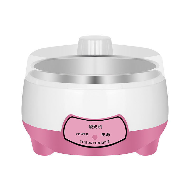 Fully Automatic Mini Yogurt Machine, Smart Home Cup-Sharing Natto Machine, Gift Microcomputer Type Constant Temperature Stainless Steel Liner