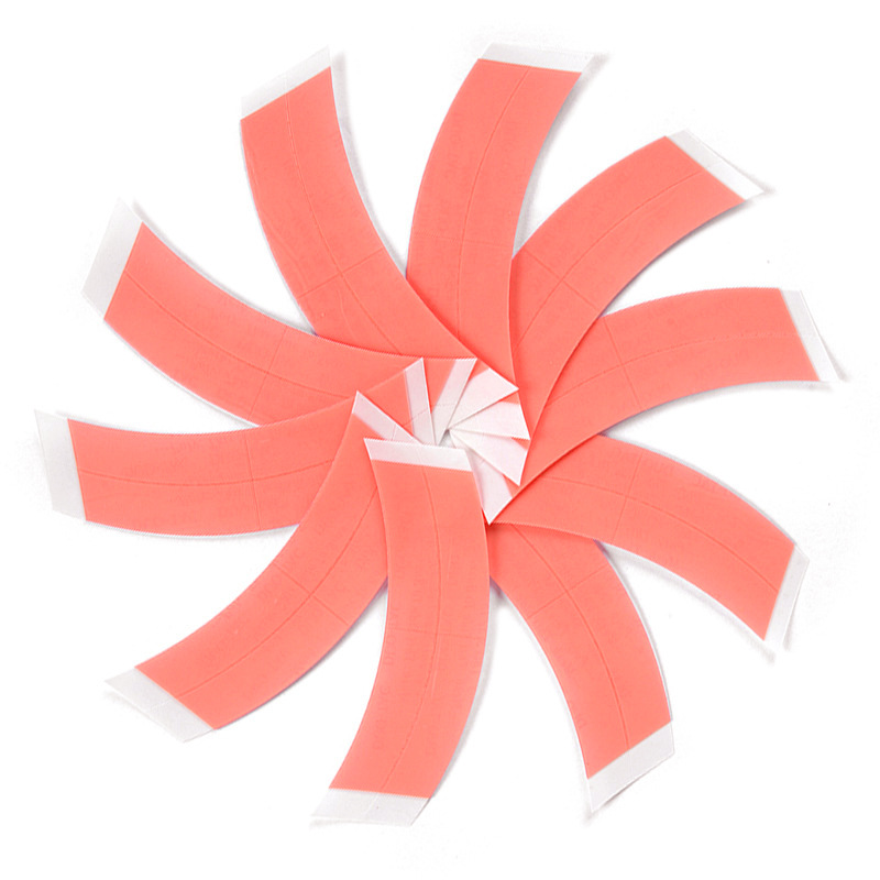 Factory wholesale paste pure red men's wig film biological leather reissue patch breathable wig double-sided tape