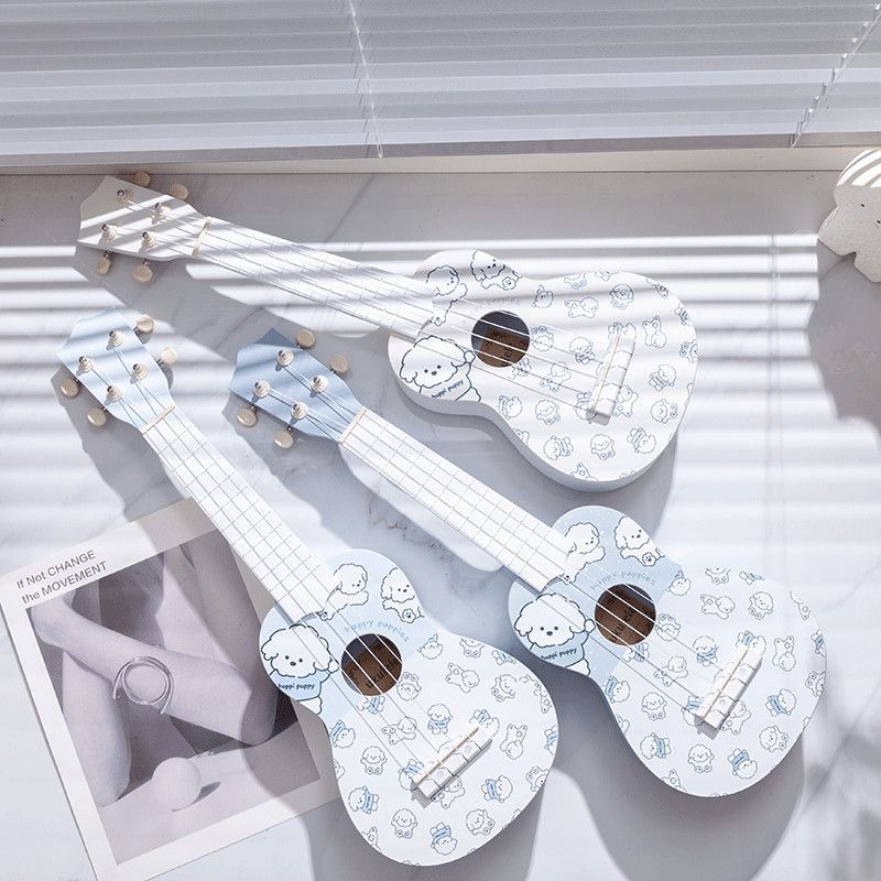 Ukulele Cute Ins Style Line Puppy High-Looking Entry-Level Musical Instrument Male and Female Students Adult Small Guitar