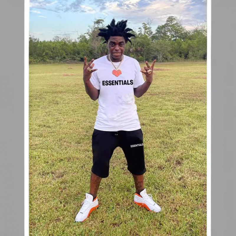 2025 independent station cross-border wholesale new men's wholesale short sleeve suit ESSENTIALS printing