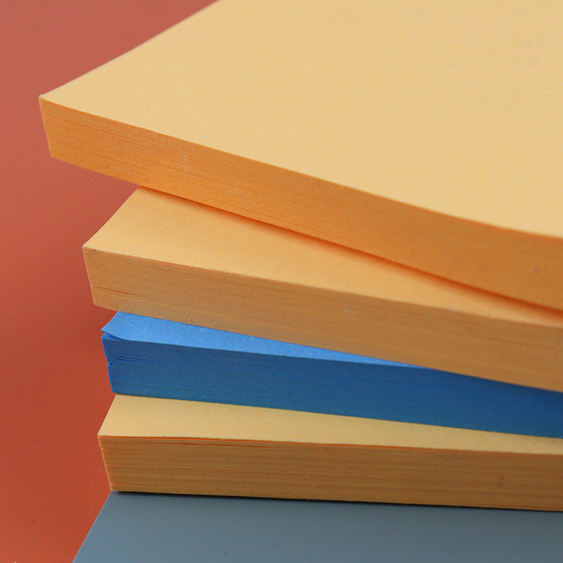 Processing custom multi-color combination color sticky notes Wholesale Office takeaway with solid color cute sticky notes