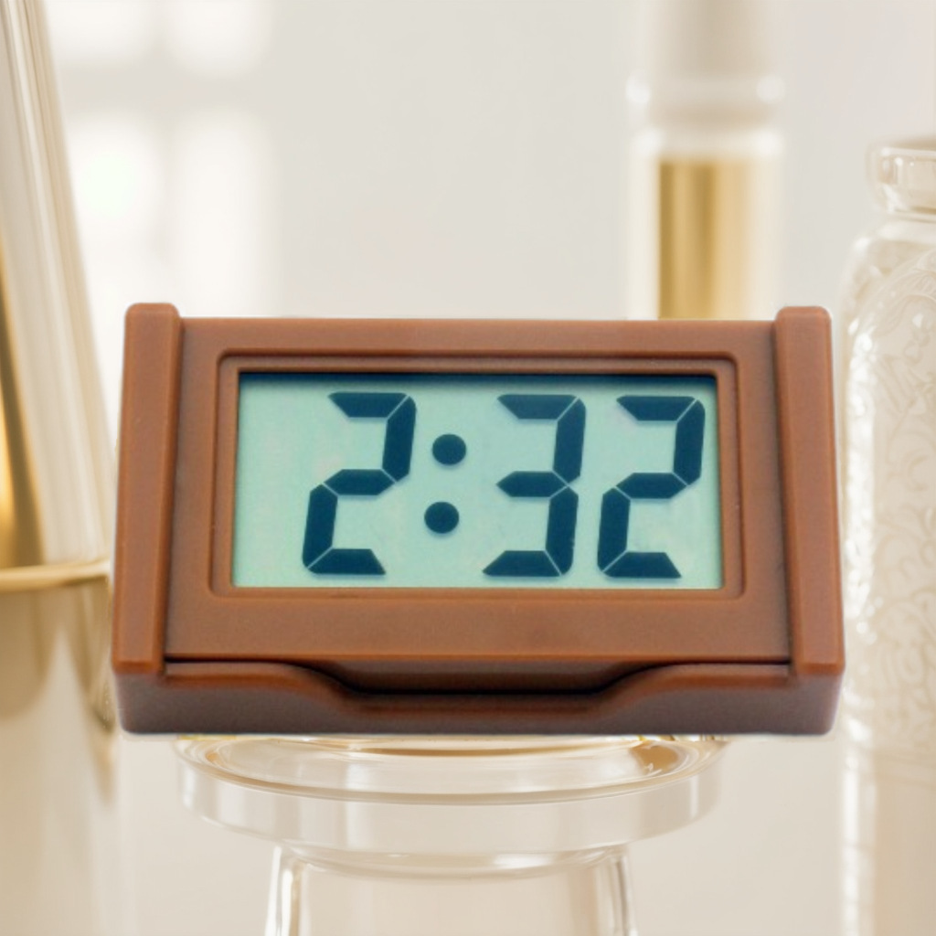 Mini Car Clock Electronic Clock Student Exam Promotional Gift Desktop Car-Mounted Silent Simple Digital Clock
