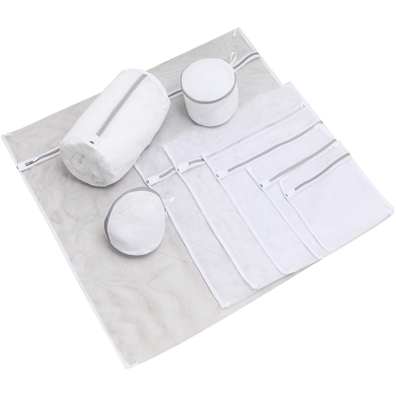 Factory thickened gray laundry bag household machine washing anti-deformation washing bag bra sweater washing bag mesh bag wholesale